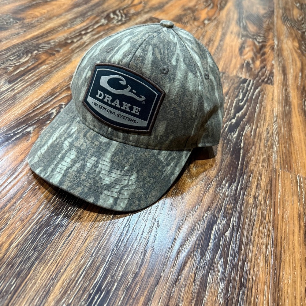 Drake Waterfowl Camo Snapback Hat Mens Adjustable Hunting Baseball Cap